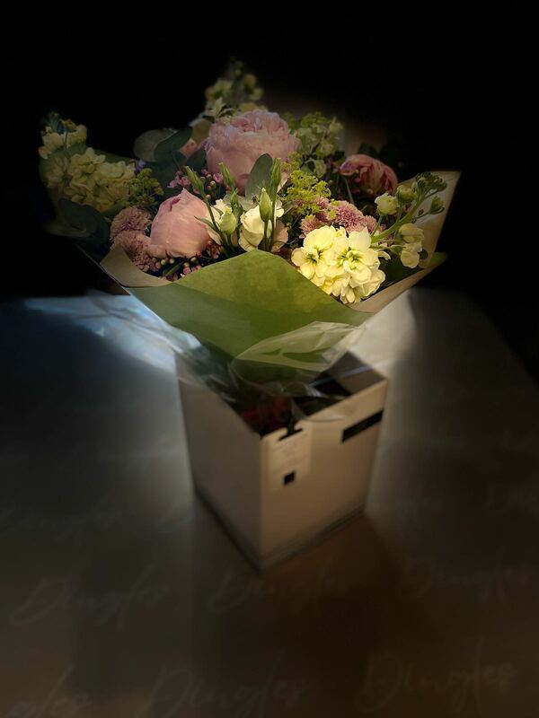 Flowers delivered to customer