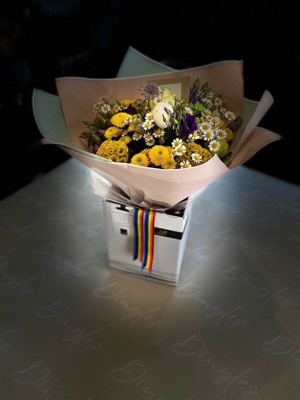 Flowers delivered to customer
