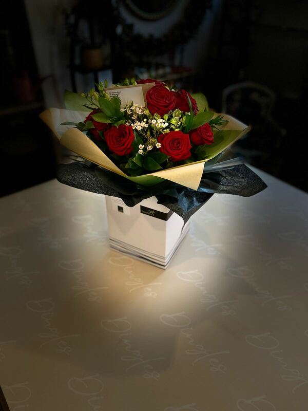 Flowers delivered to customer