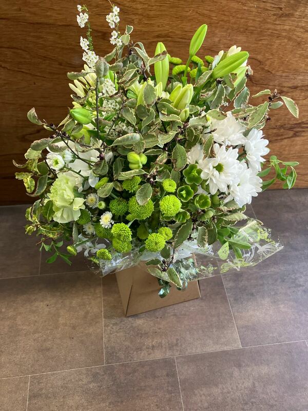 Flowers delivered to customer