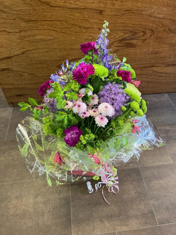 Flowers delivered to customer