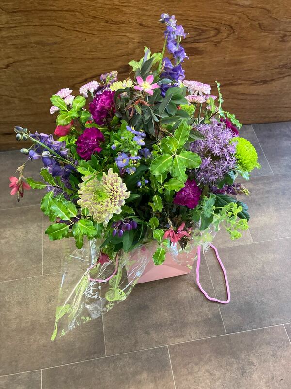 Flowers delivered to customer