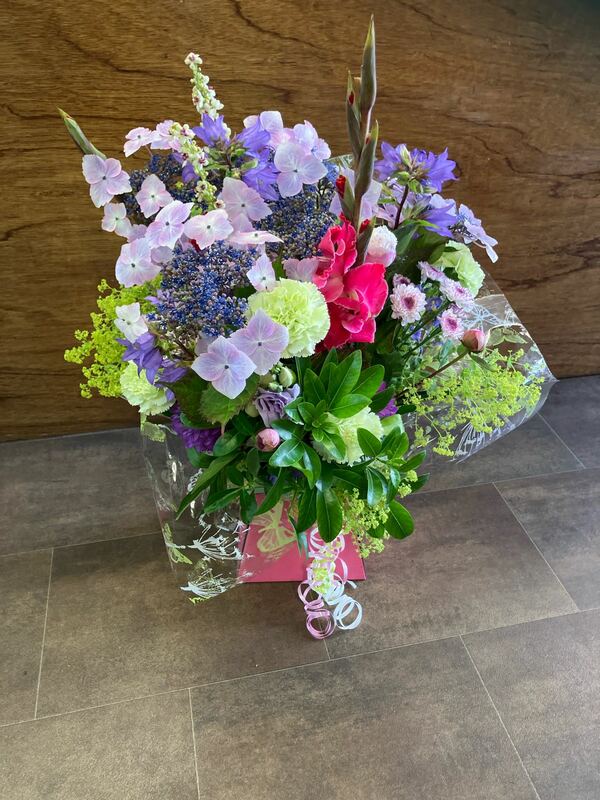Flowers delivered to customer