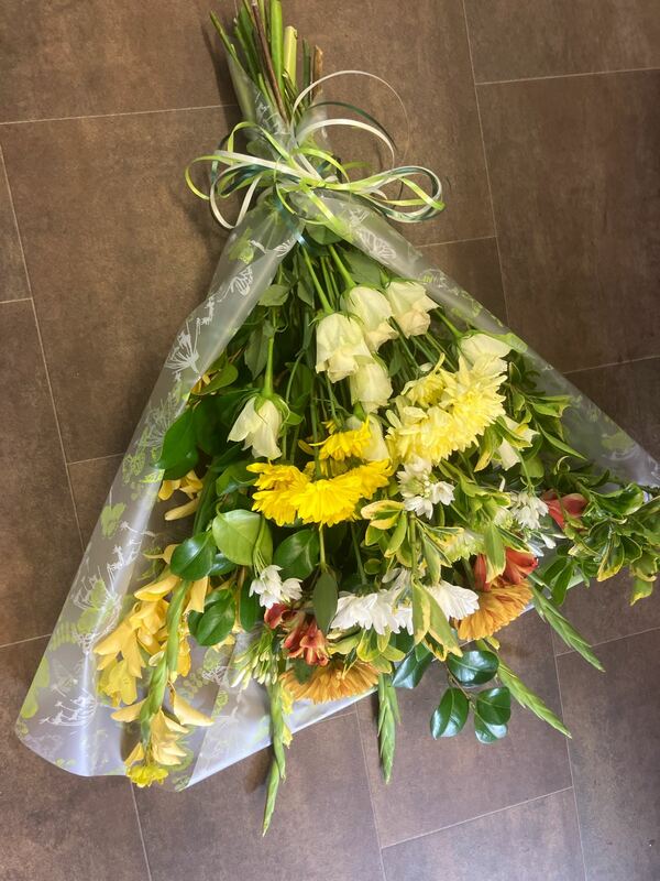 Flowers delivered to customer