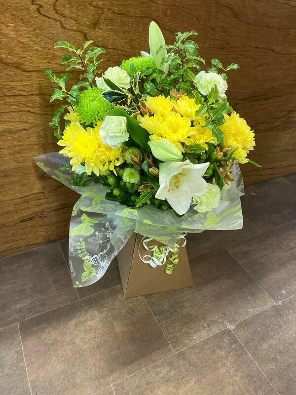 Flowers delivered to customer