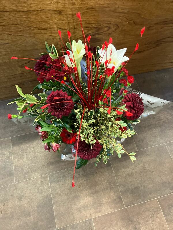 Flowers delivered to customer