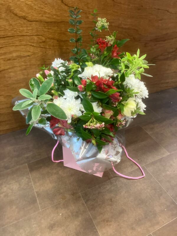 Flowers delivered to customer