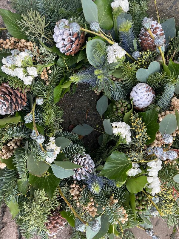 Flowers delivered to customer