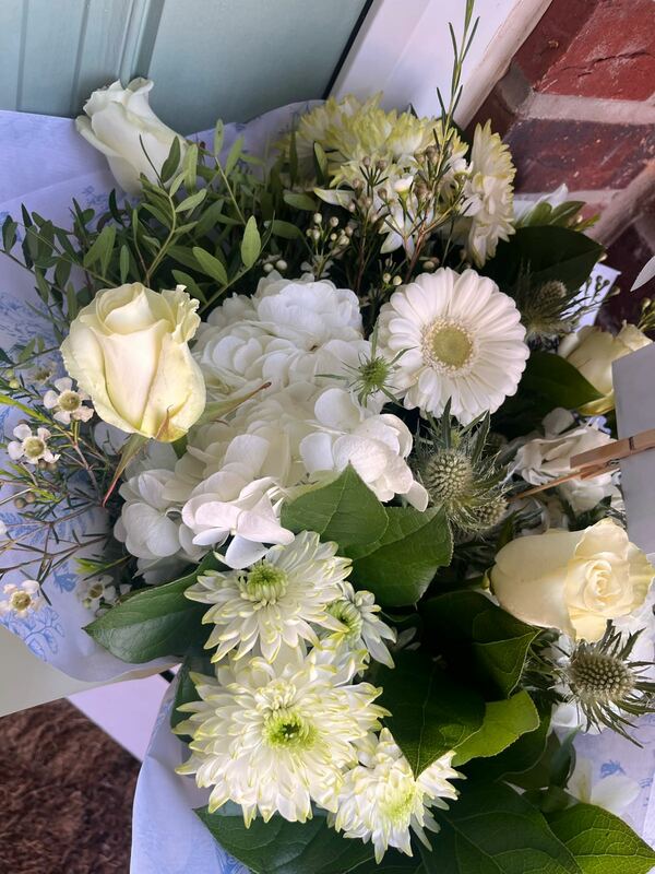 Flowers delivered to customer
