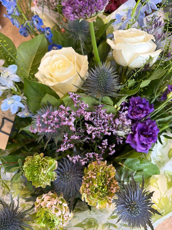 Flowers delivered to customer