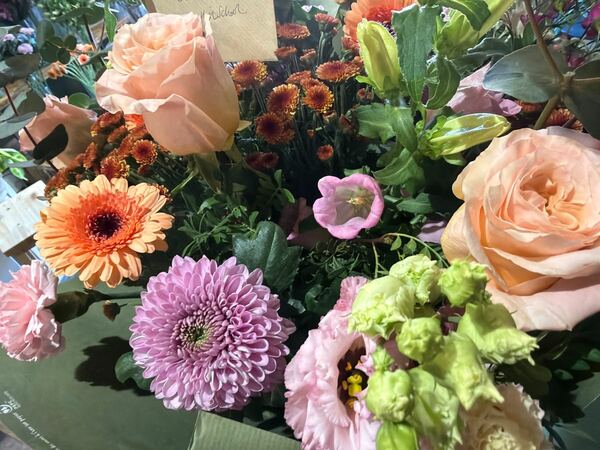 Flowers delivered to customer