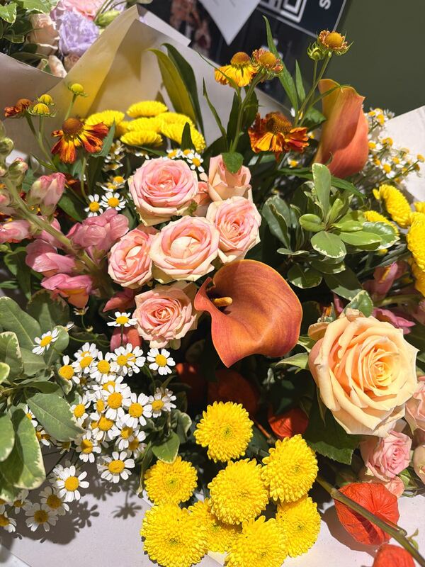 Flowers delivered to customer