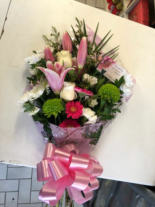 Flowers delivered to customer