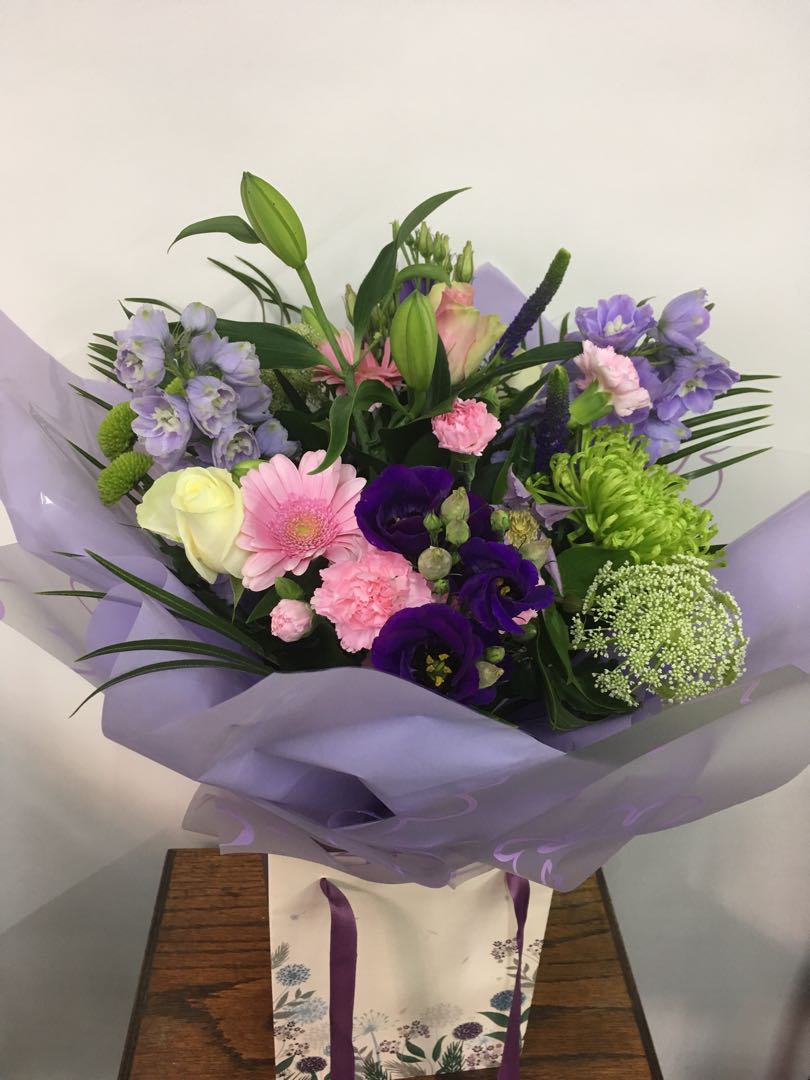 Flowers delivered to customer