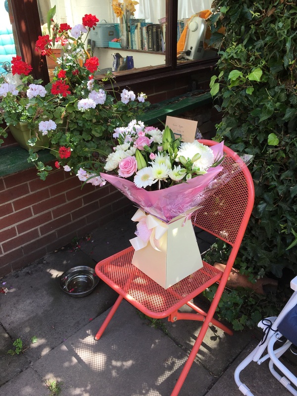 Flowers delivered to customer