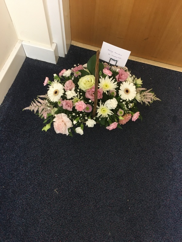 Flowers delivered to customer