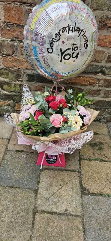 Flowers delivered to customer