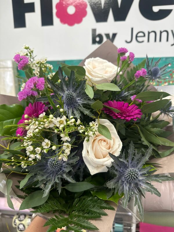 Flowers delivered to customer