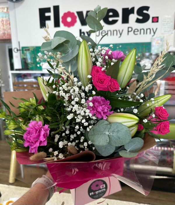 Flowers delivered to customer