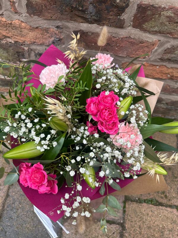 Flowers delivered to customer