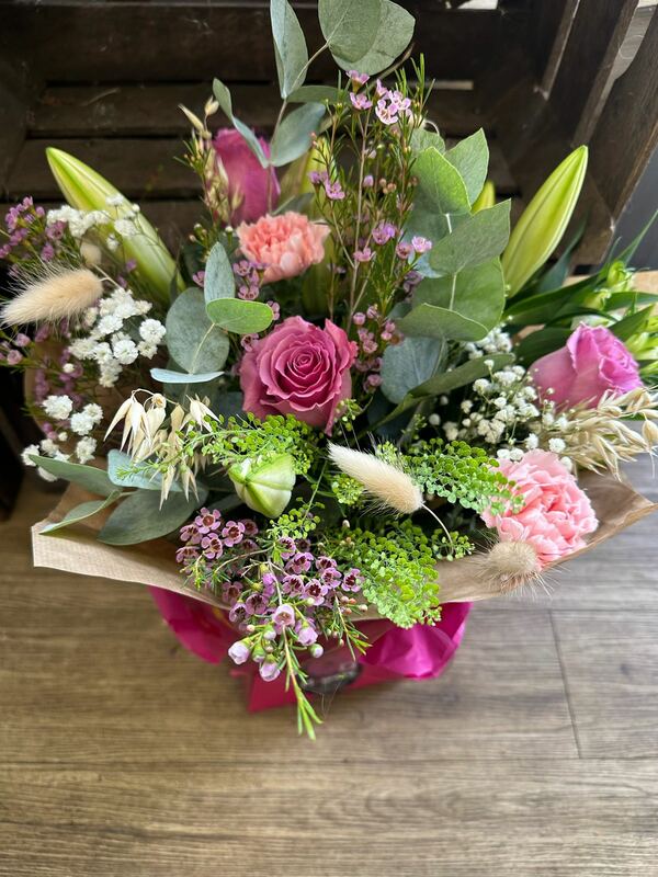 Flowers delivered to customer