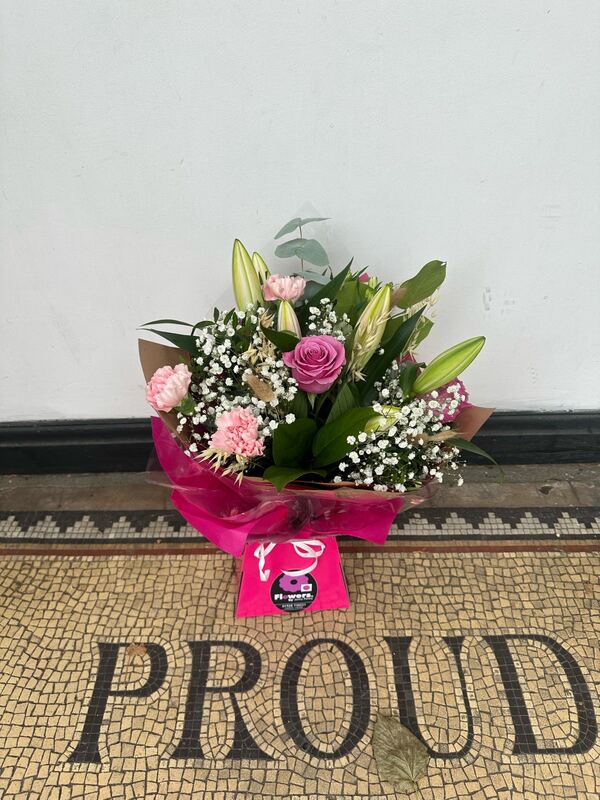 Flowers delivered to customer