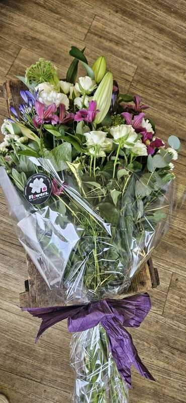 Flowers delivered to customer