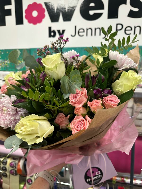 Flowers delivered to customer