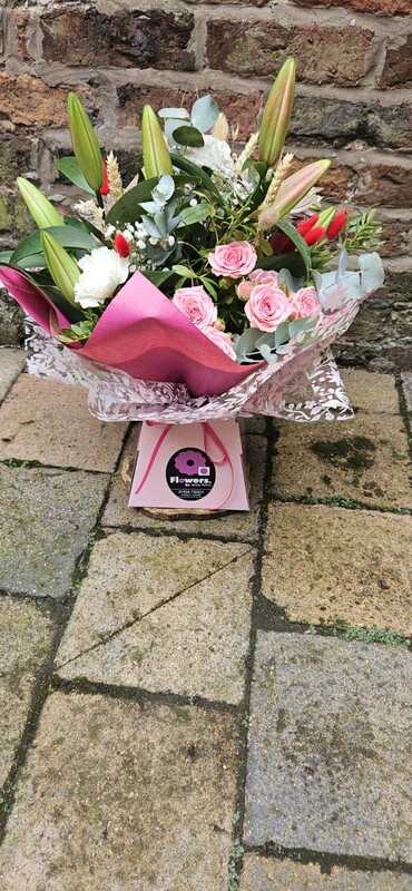 Flowers delivered to customer