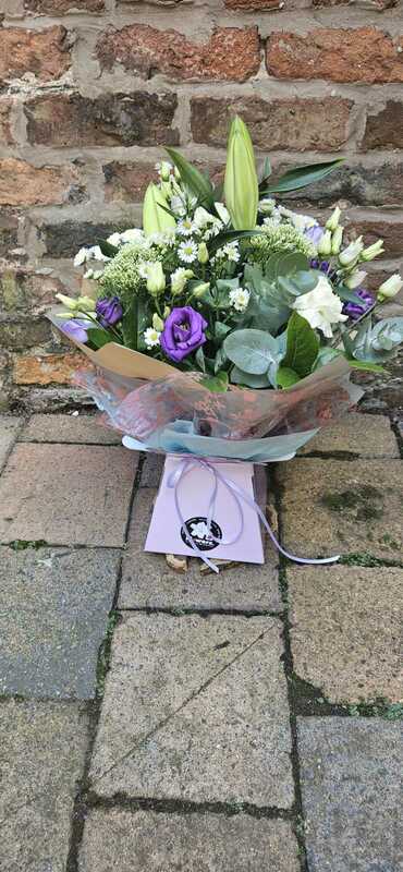 Flowers delivered to customer