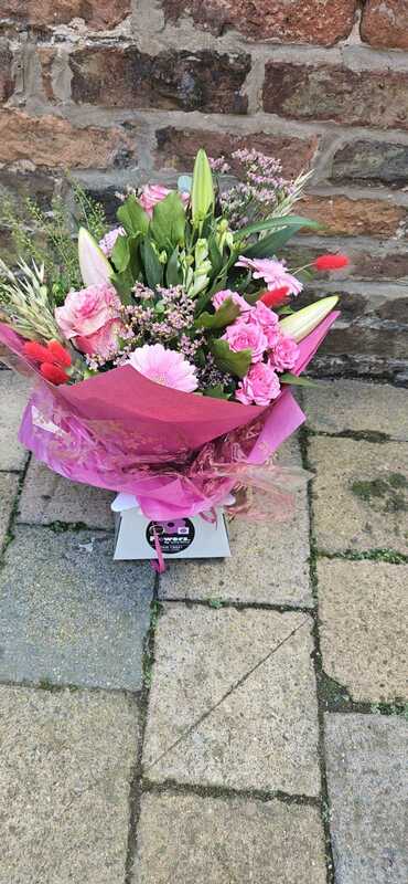 Flowers delivered to customer
