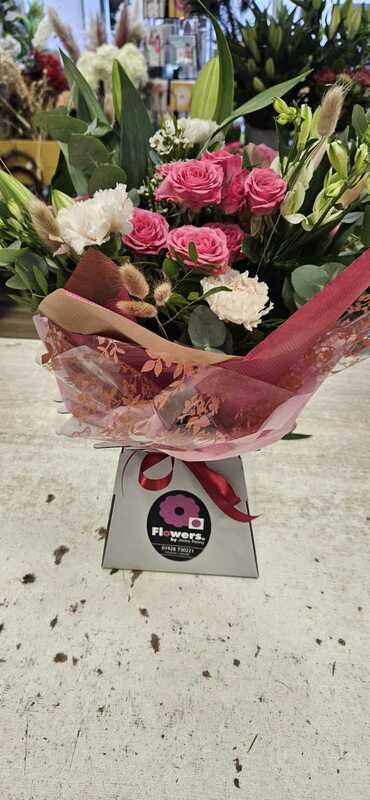 Flowers delivered to customer