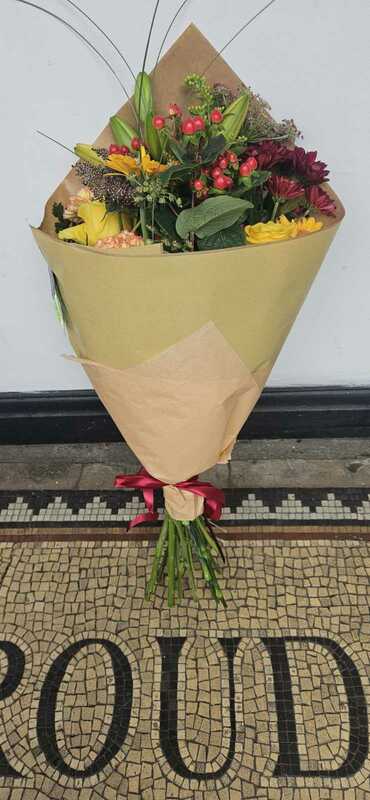 Flowers delivered to customer