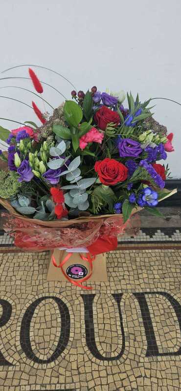 Flowers delivered to customer