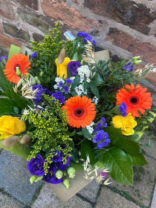 Flowers delivered to customer