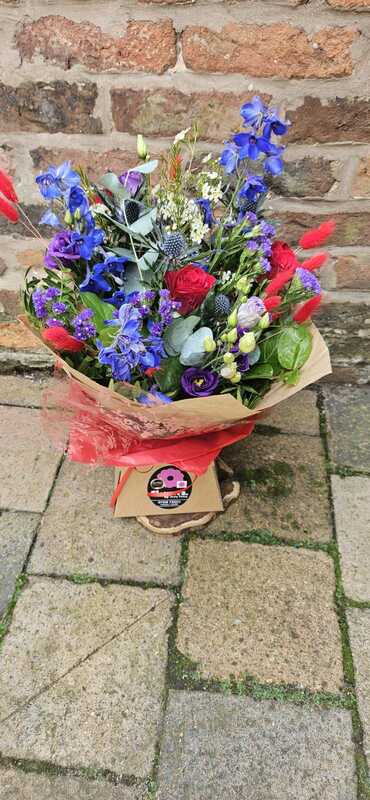 Flowers delivered to customer