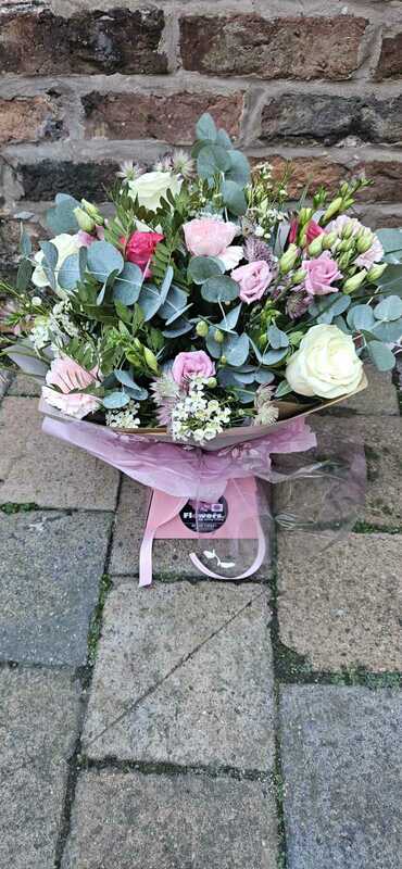 Flowers delivered to customer