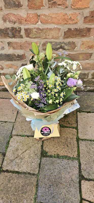 Flowers delivered to customer