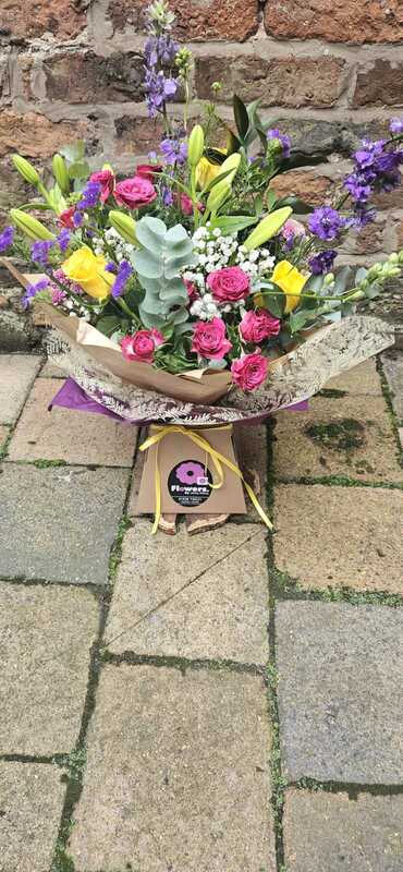 Flowers delivered to customer