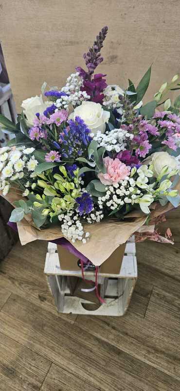 Flowers delivered to customer