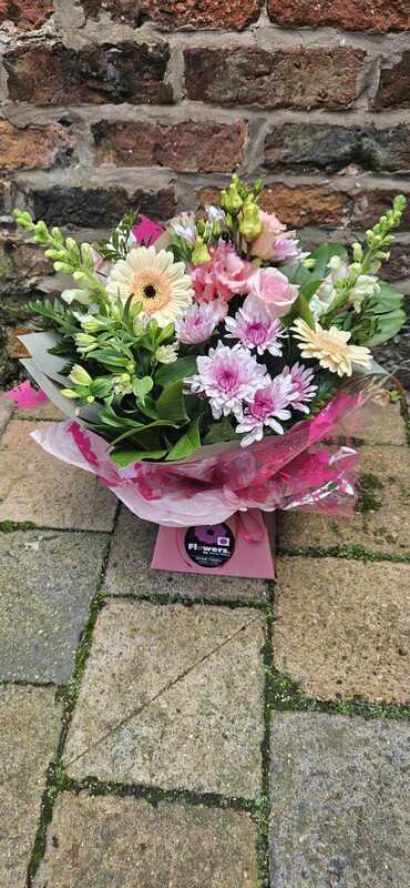 Flowers delivered to customer