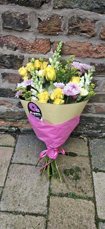 Flowers delivered to customer