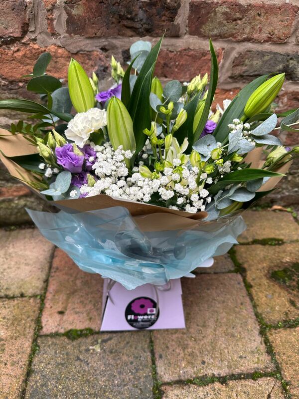 Flowers delivered to customer