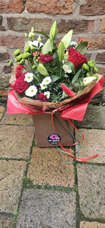 Flowers delivered to customer