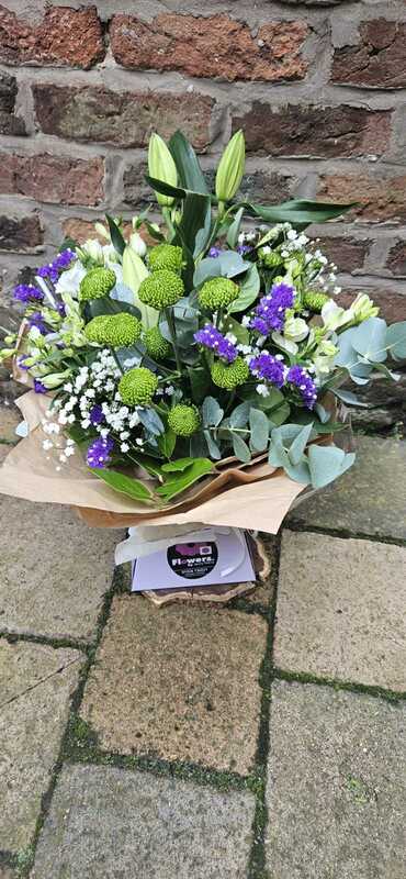 Flowers delivered to customer