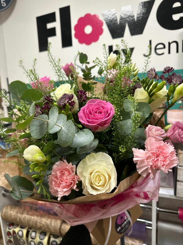 Flowers delivered to customer
