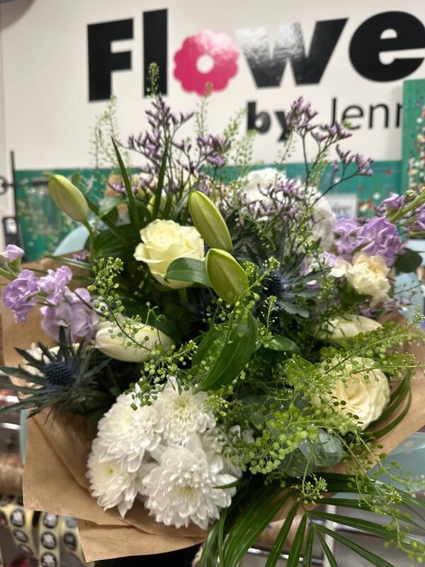 Flowers delivered to customer