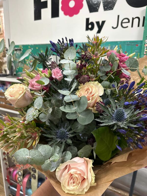 Flowers delivered to customer