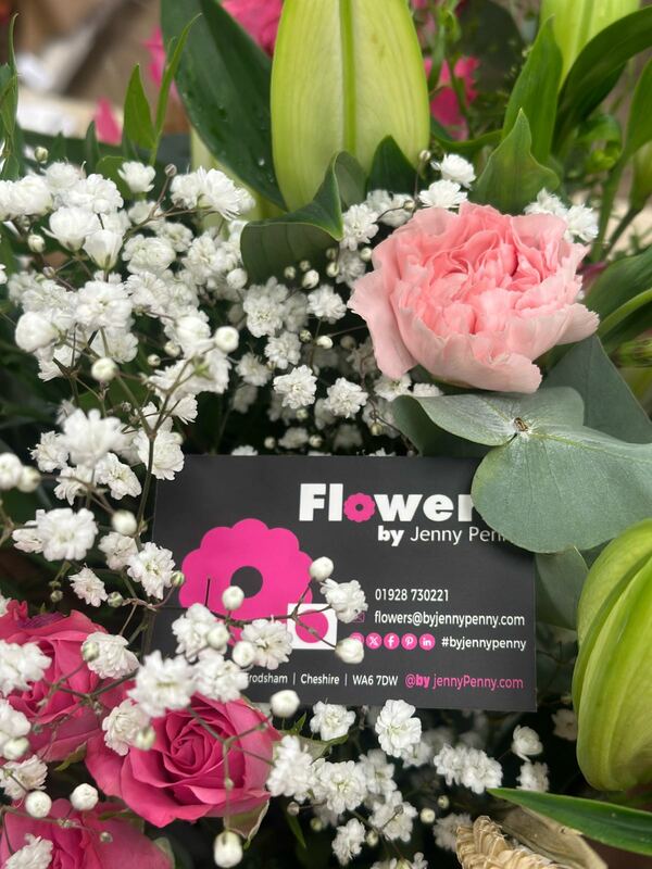 Flowers delivered to customer