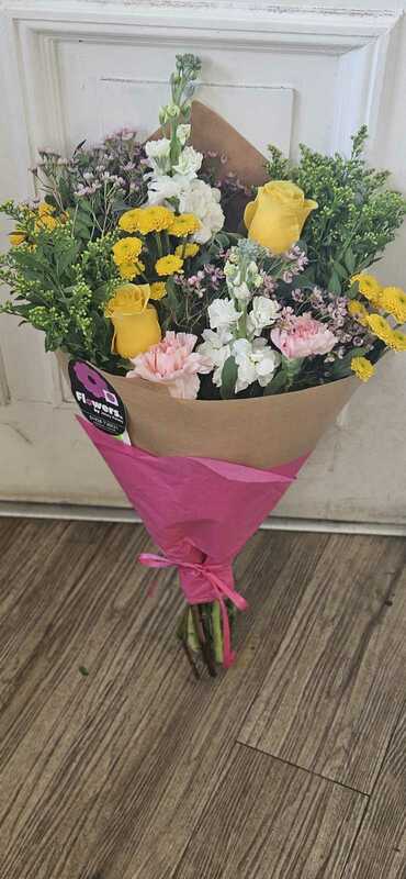 Flowers delivered to customer